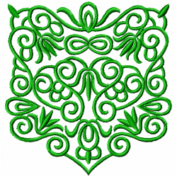 Flowers And Tree Embroidery Design 8